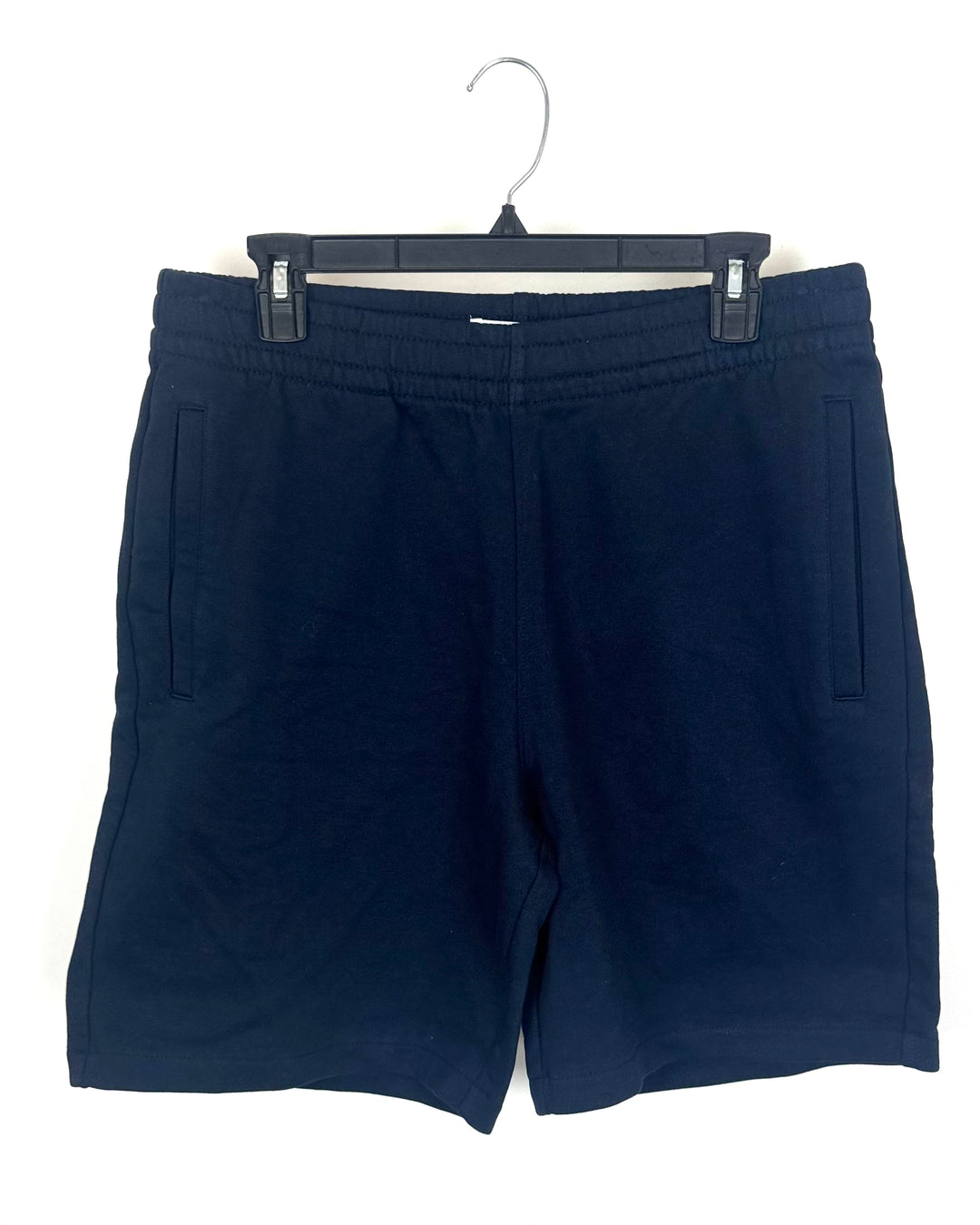 MENS Navy Blue Logo Sweatshorts - Medium