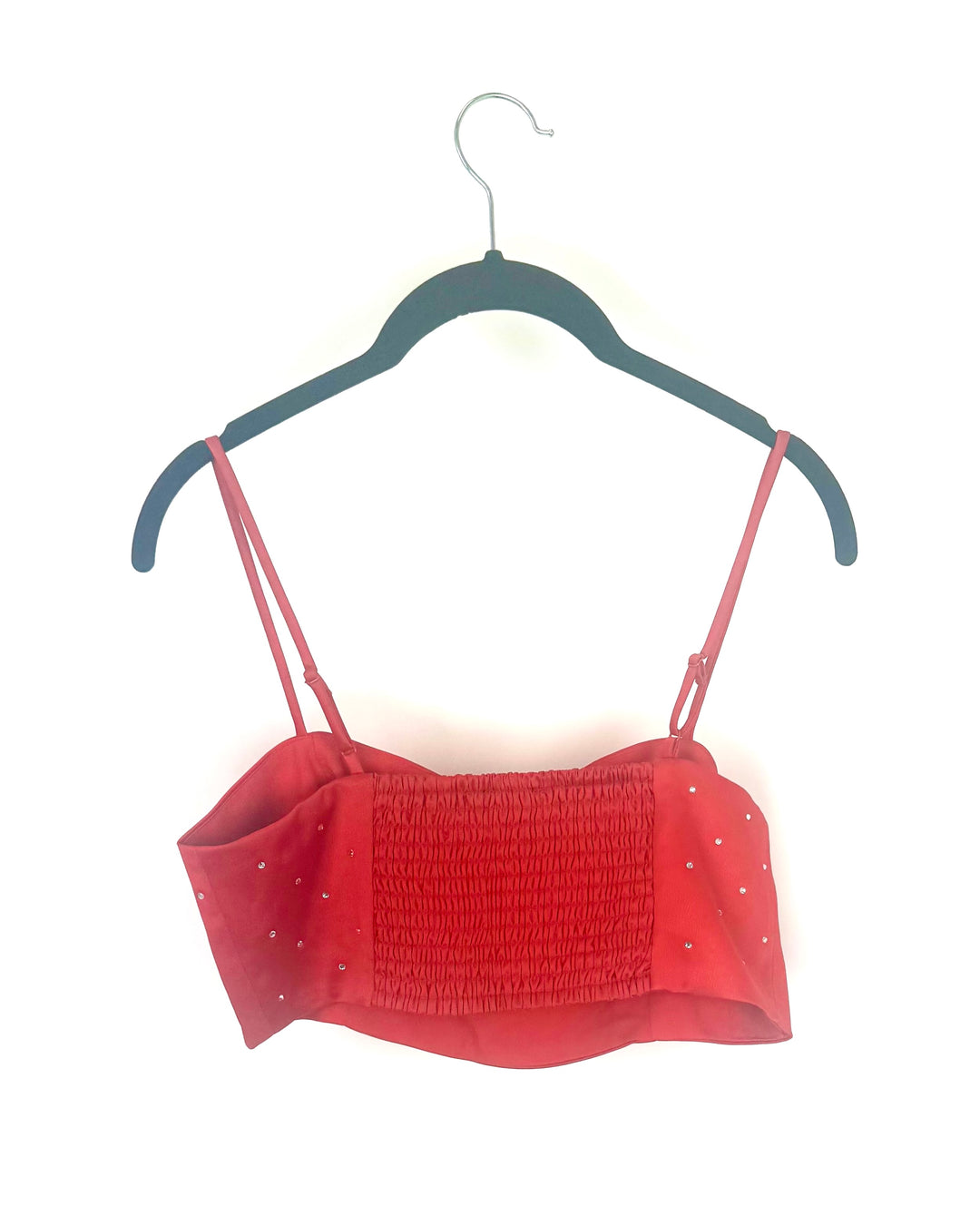 Cherry Red Gemstone Crop Top - Size 2/4, 6/8