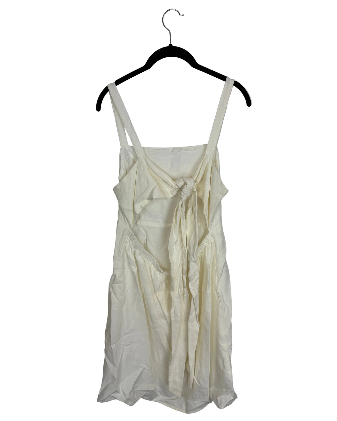 Off-White Back Tie Dress- Size 4/6