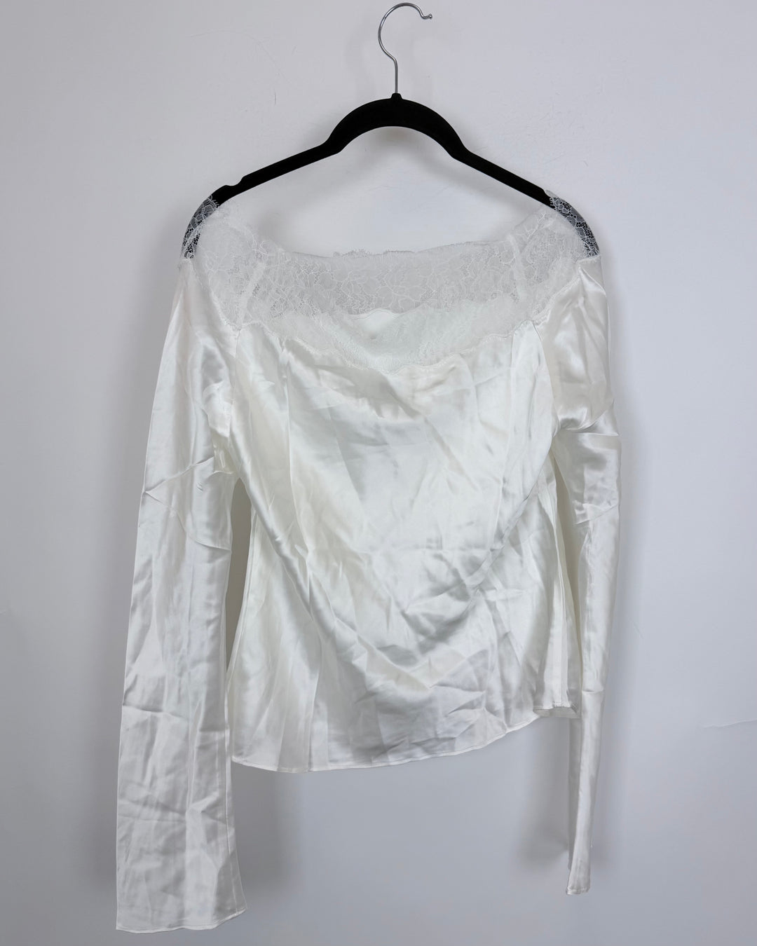 White Off The Shoulder Lace Top - Size 2/4