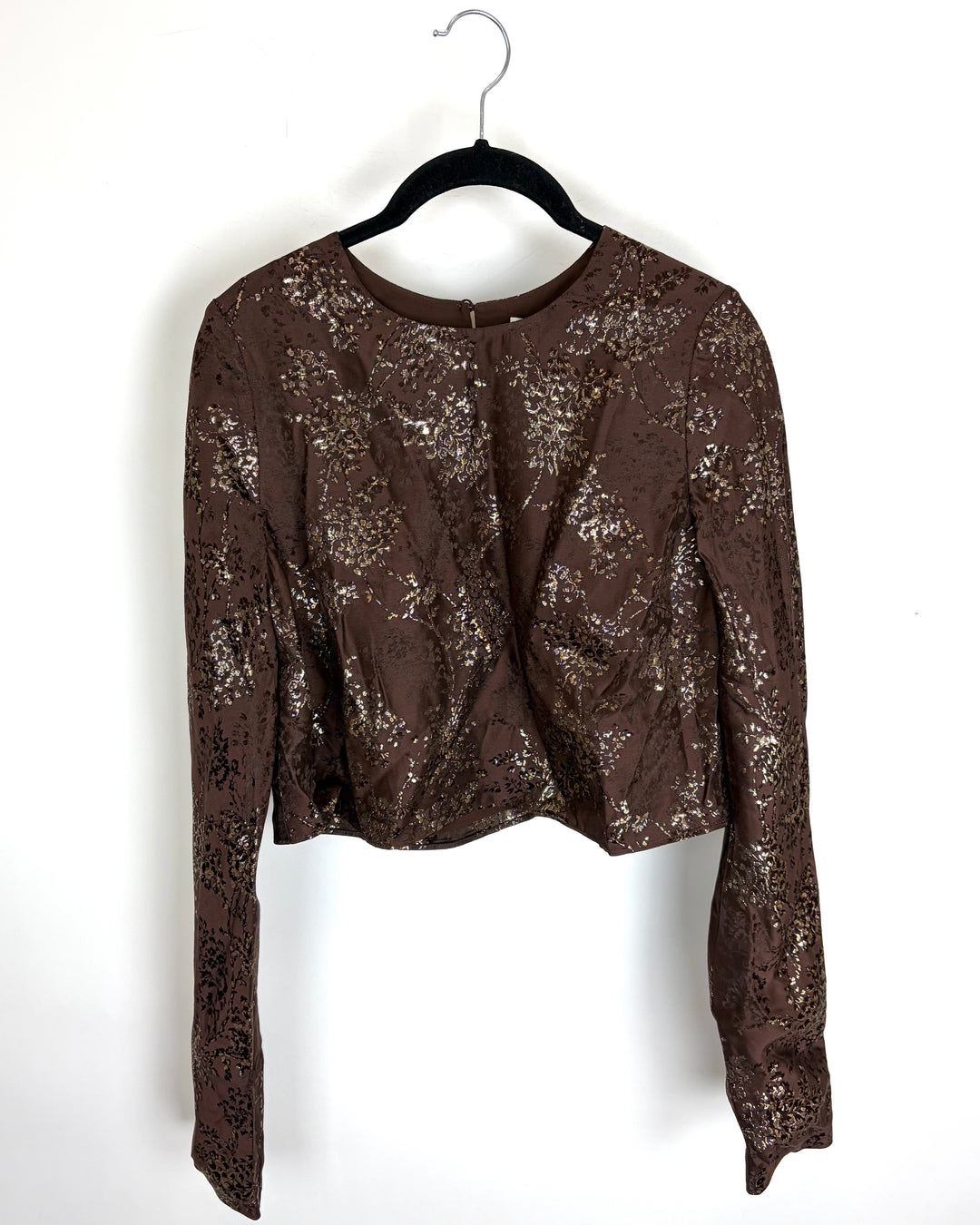 Brown Top with Gold Detailing - Size 4/6