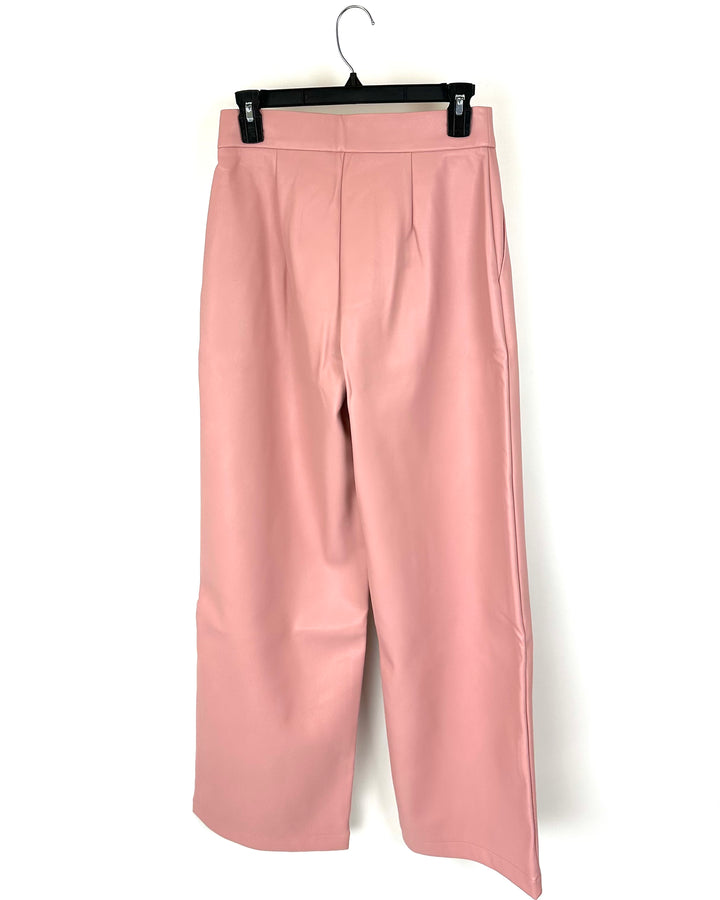 Light Pink Faux Leather Pant - Size 2, 4 and 6