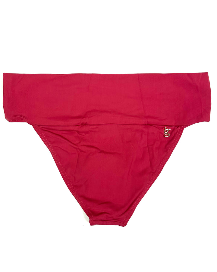 Raspberry Pink String Waistband Bikini Bottom - XS, M