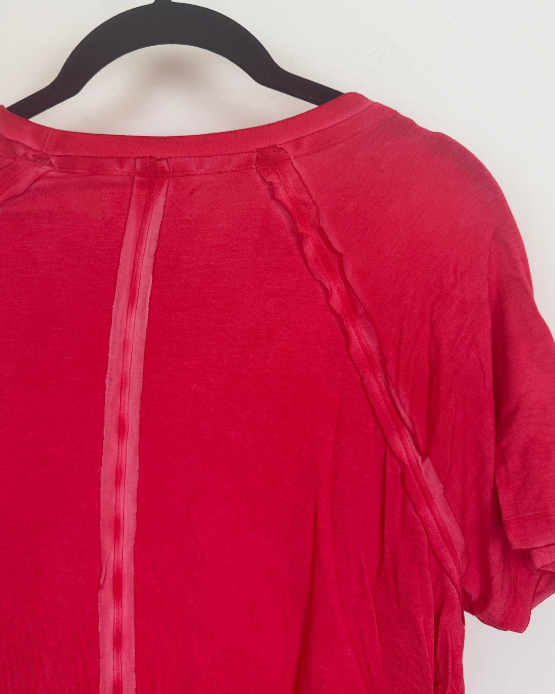 Muted Bright Red T-Shirt - Size 2/4 and 4/6