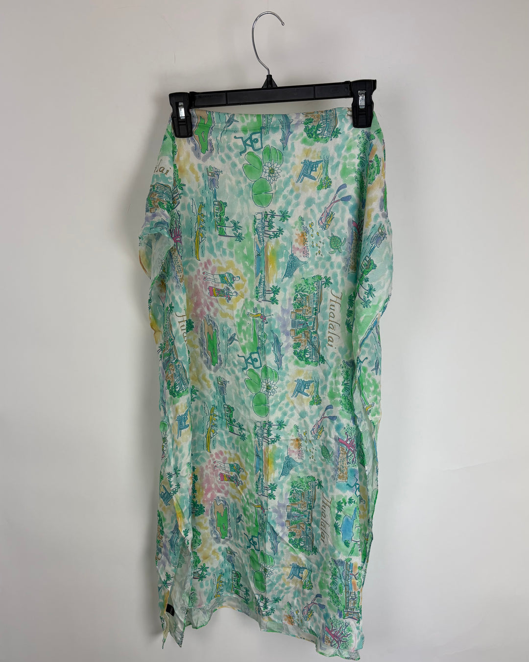 Tropical Golf Print Scarf - One Size Fits All