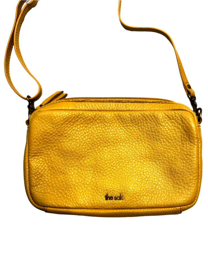Yellow Leather Shoulder Bag