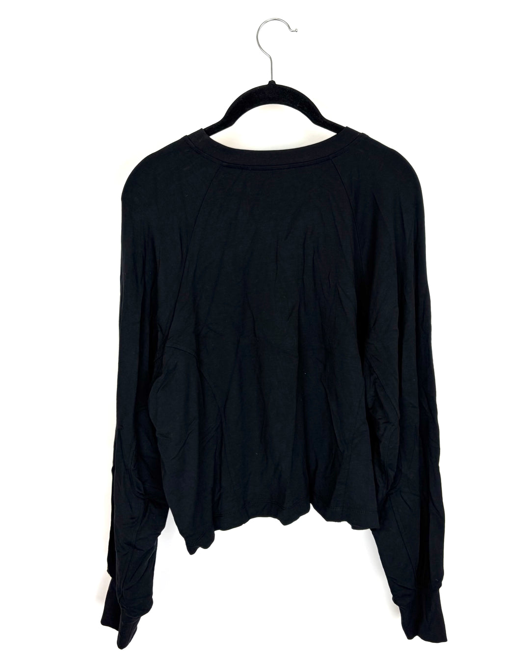 Black Long Sleeve Top - Size 4/6