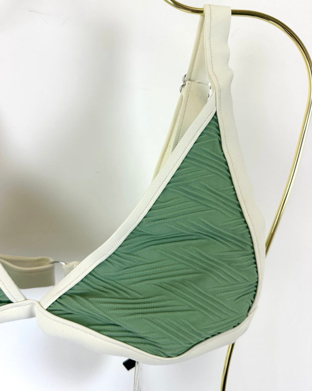 Olive Green Triangle Bikini Top - Extra Extra Large