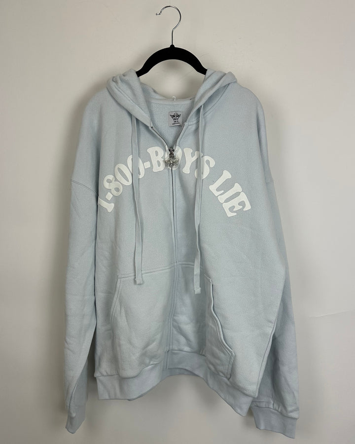 Boys Lie Zip Up Hoodie - Size 6/8