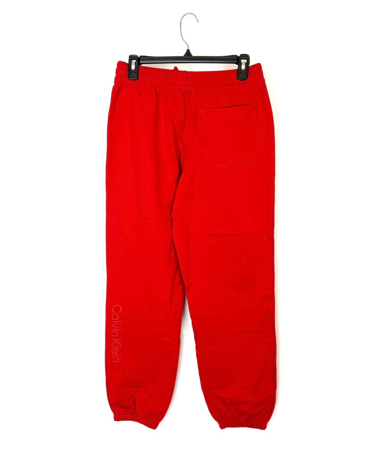 Red Sweatpants - Size 4-6