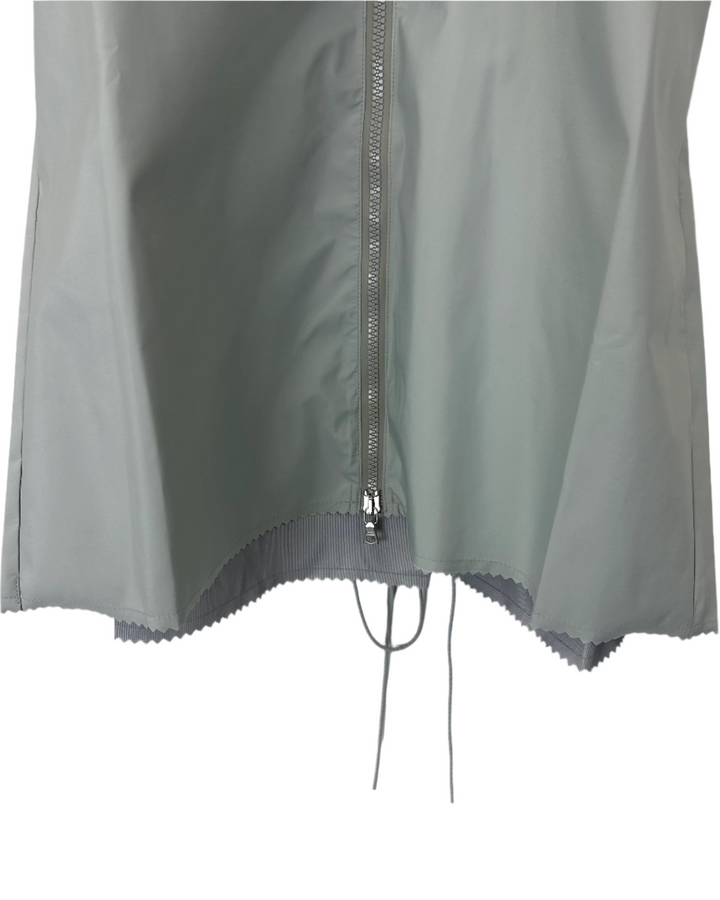 Light Gray Short Sleeve Raincoat With Bungee Belt - Size 4/6, 6/8, 8/10 and 10/12