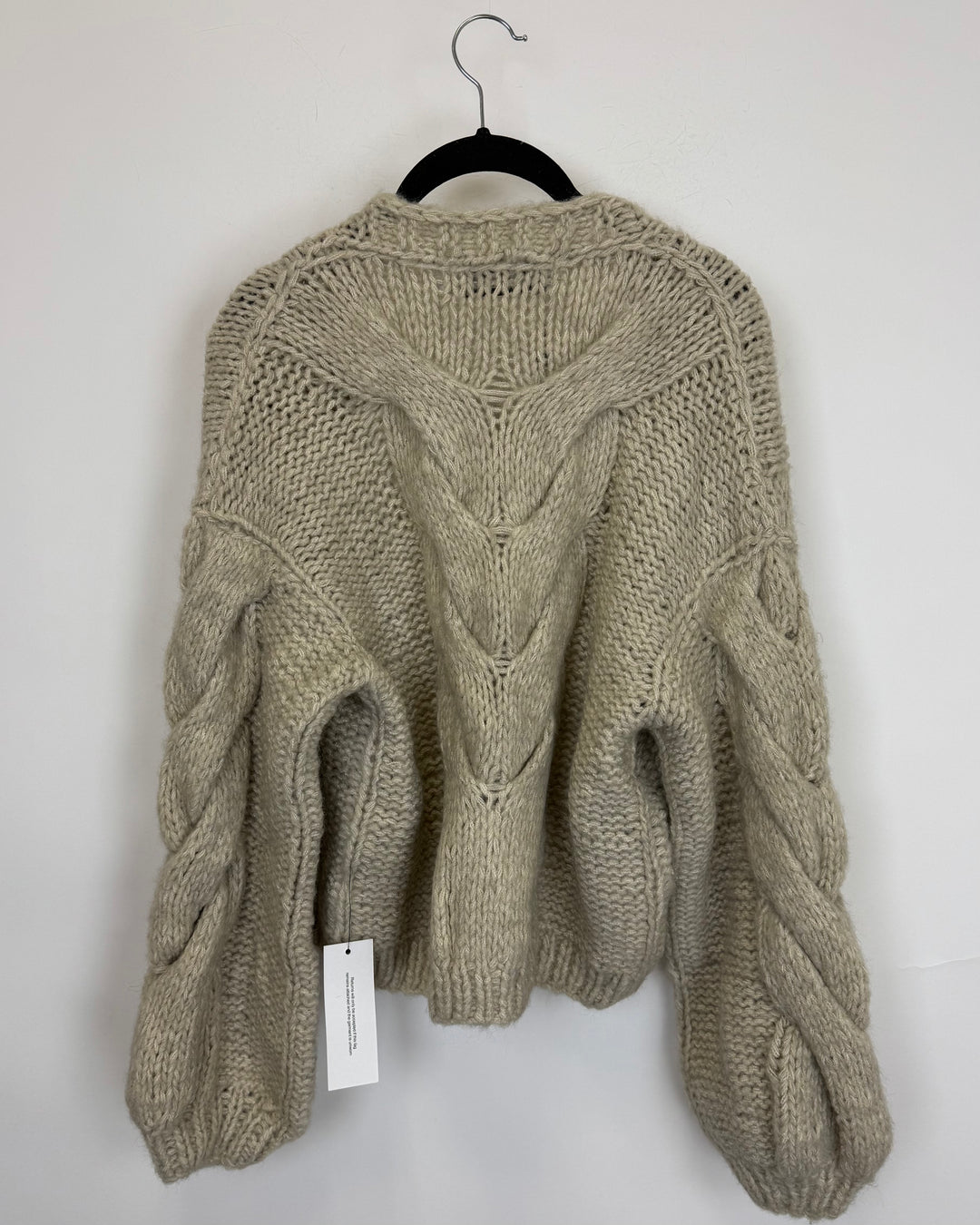Light Tan Knit Cardigan - Size 4/6 and 8/10
