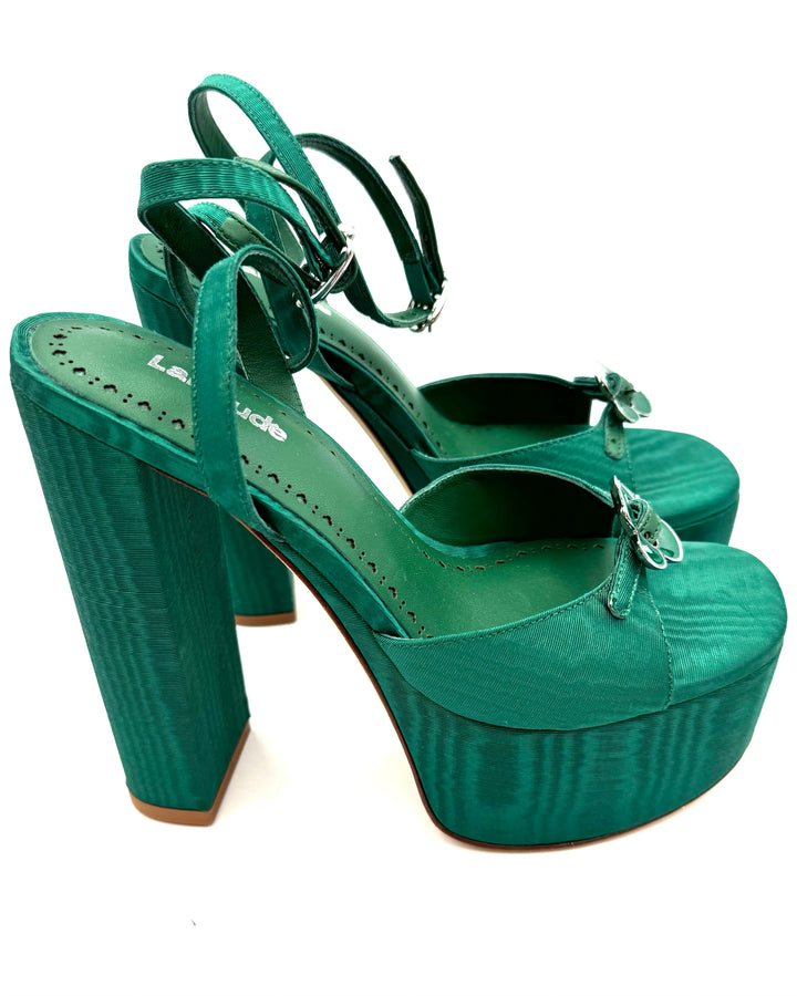 Emerald Green Platforms - Size 6