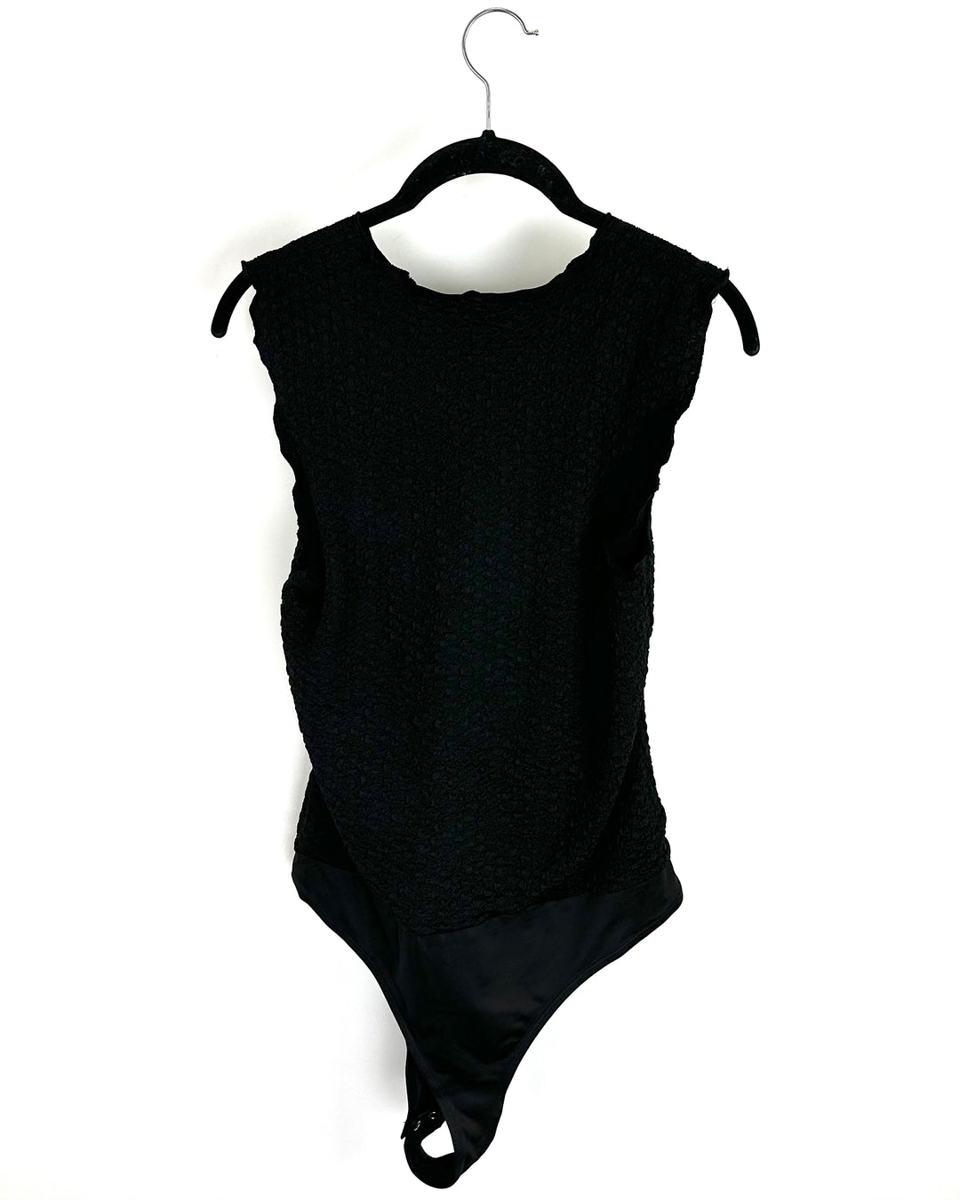 Black Sleeveless Bodysuit - Size 4/6