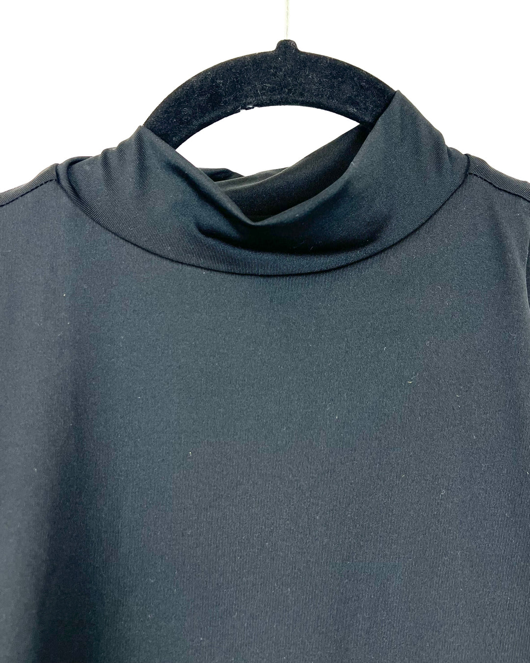 Black High Neck Bodysuit-Small and Medium