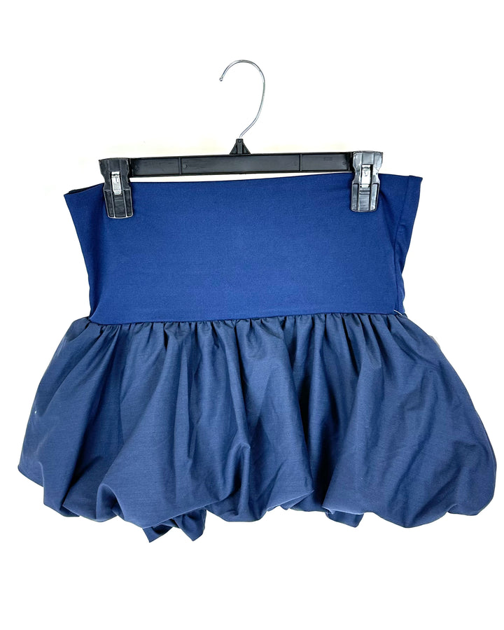 Navy Blue Bubble Skirt - Size 6/8