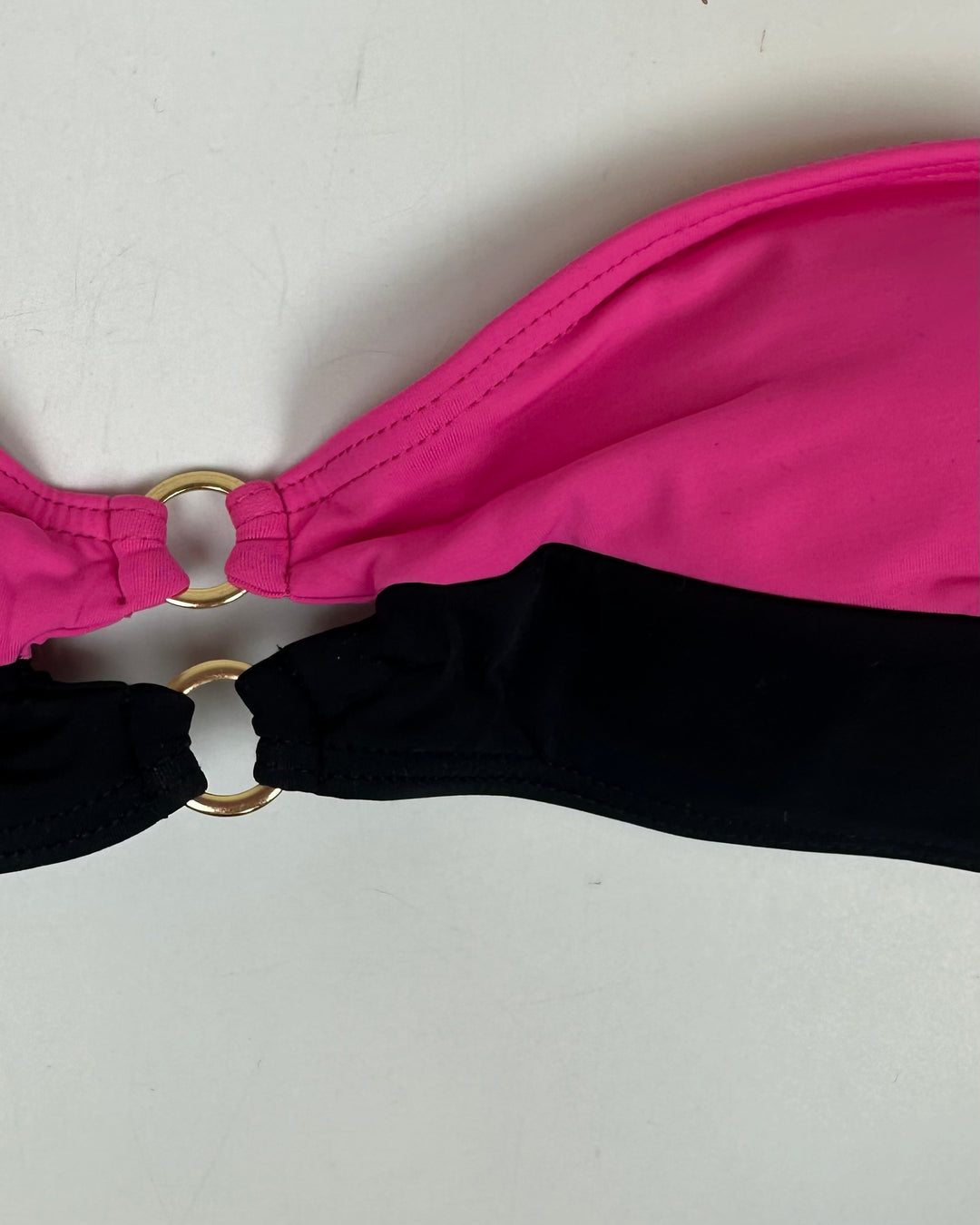 Pink and Black Convertible Bikini Top - Size XS, S, L