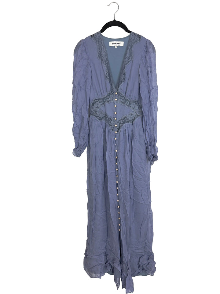 Periwinkle Lace Detail Dress - Size 2/4