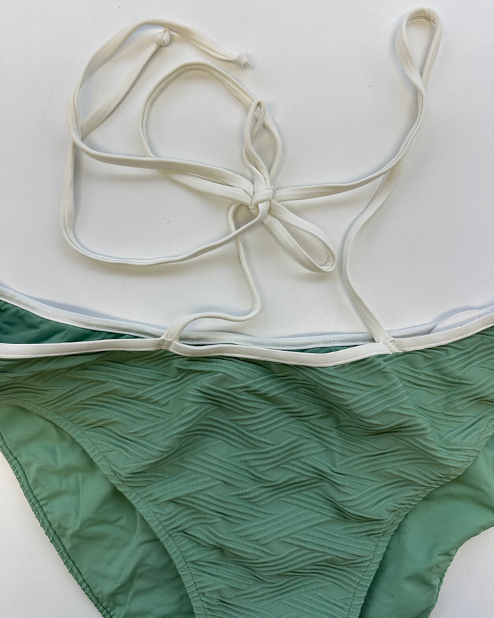 Olive Green Strappy Bikini Bottom - Extra Large and Extra Extra Large