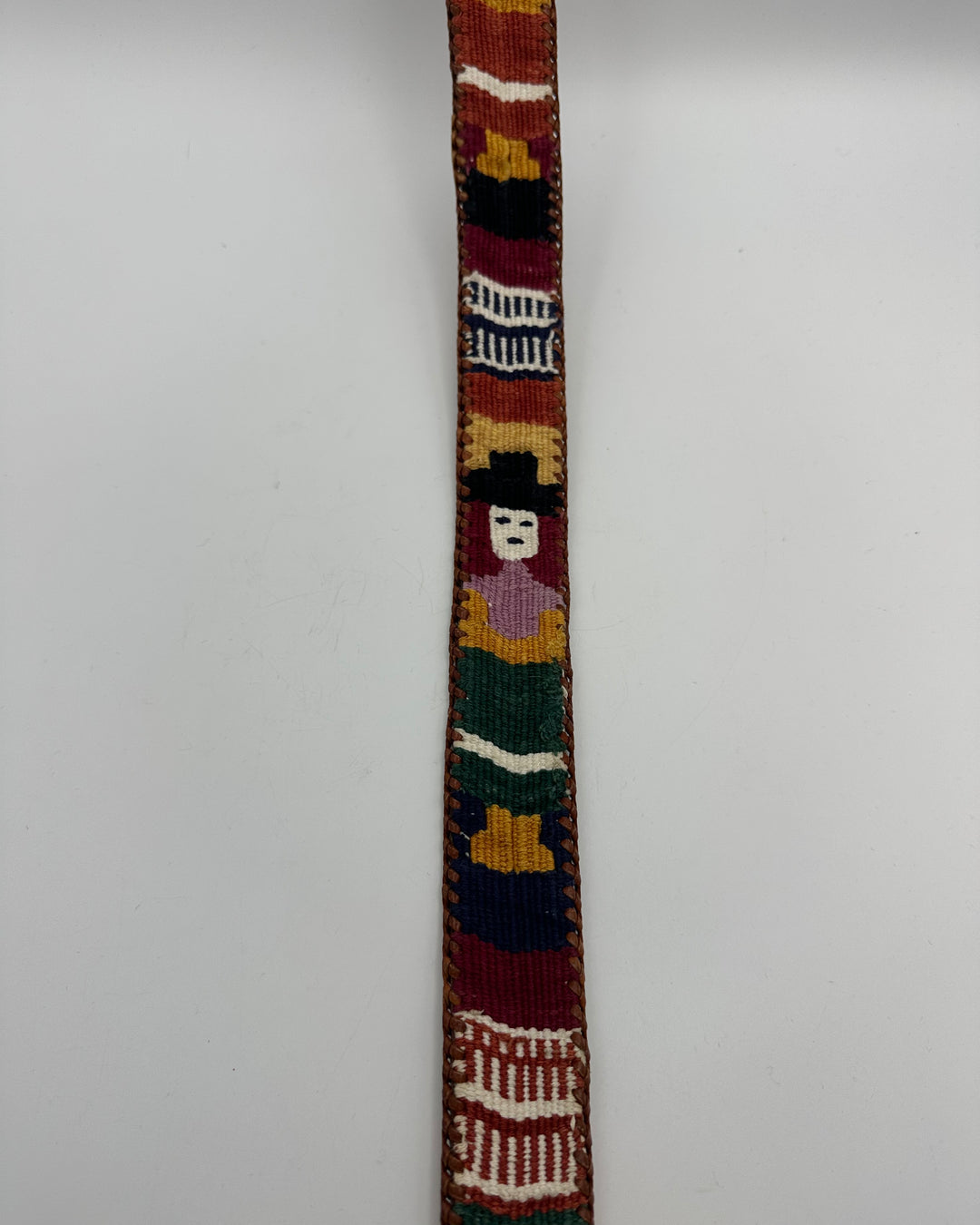 Brown Belt With Stitching