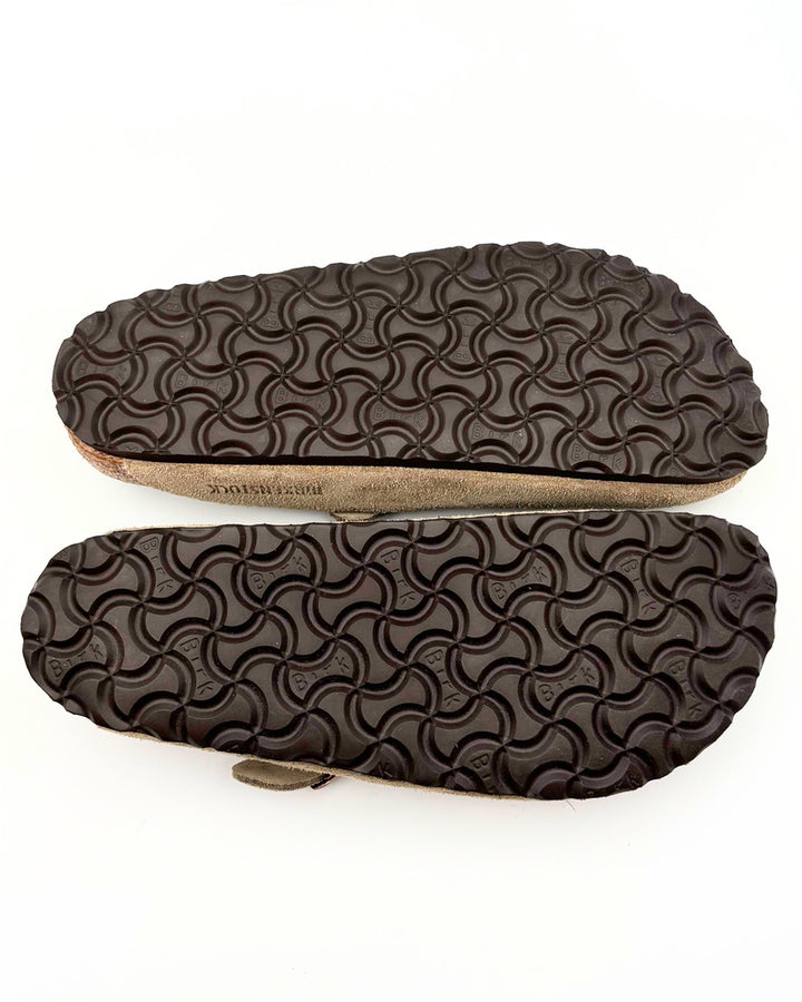 Birkenstock Taupe Slides - Size 8