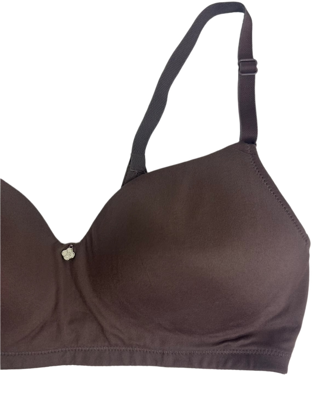 Chocolate Brown Wireless Bra -34B, 38C and 42DDD