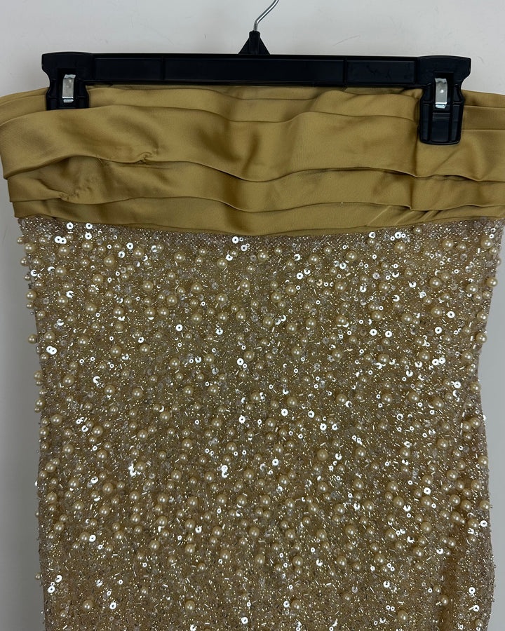 Miss Circle Gold Gown - Small