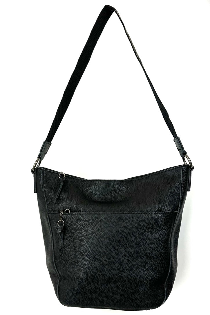 Black Leather Shoulder Bag