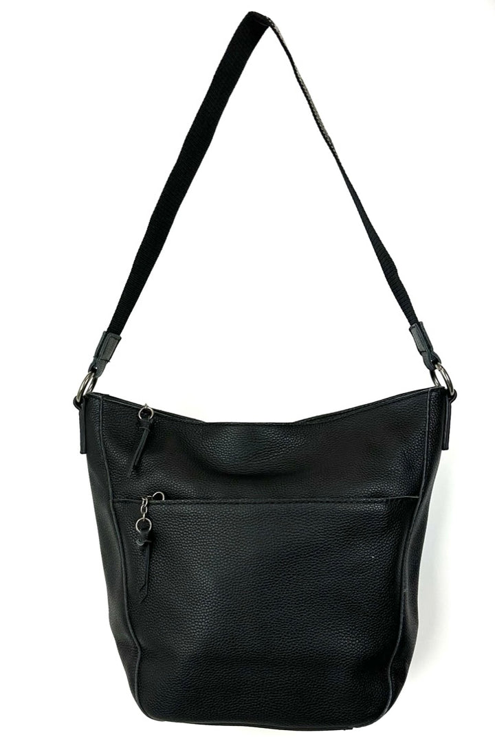 Black Leather Shoulder Bag