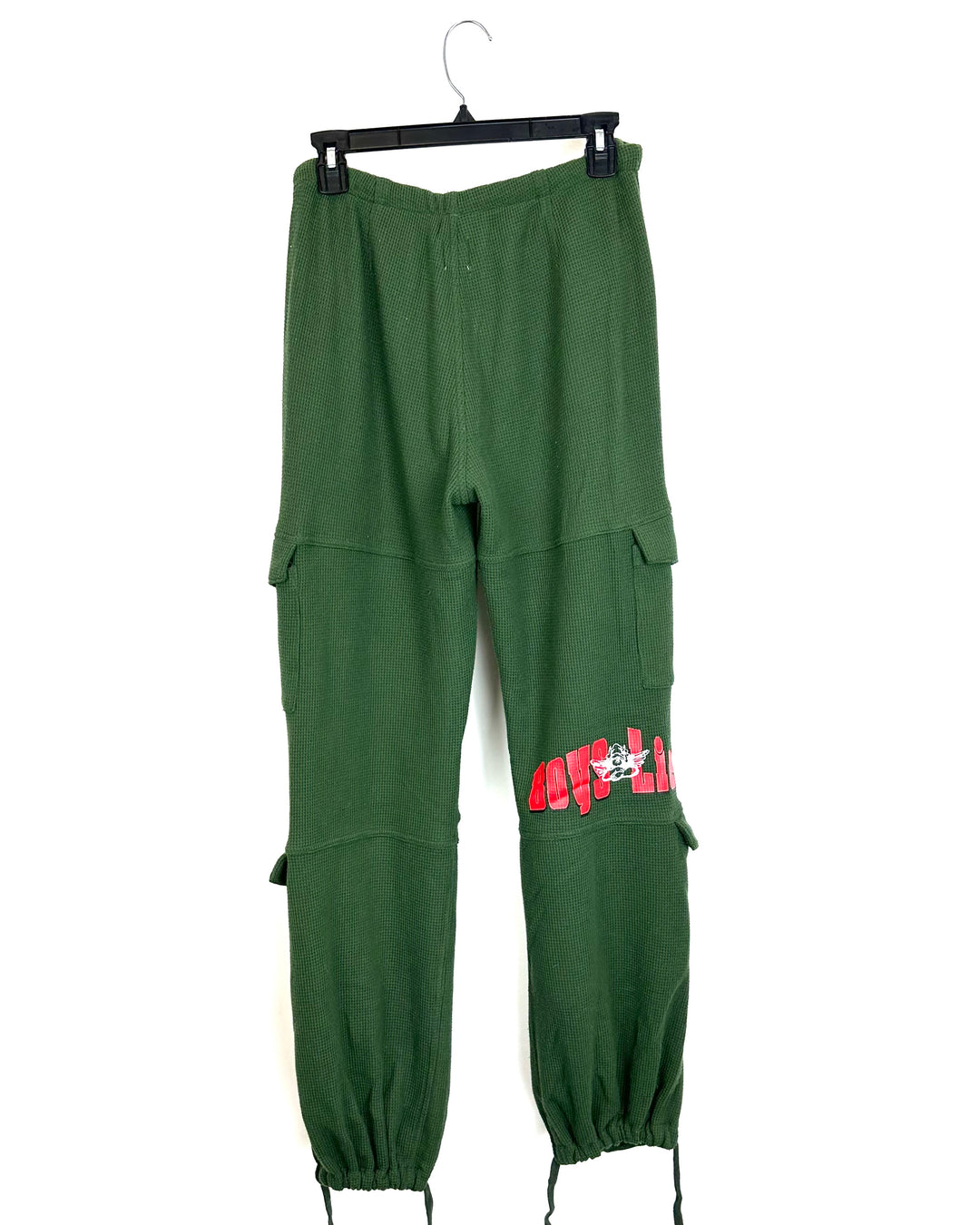 Boys Lie Waffle Knit Joggers - Small