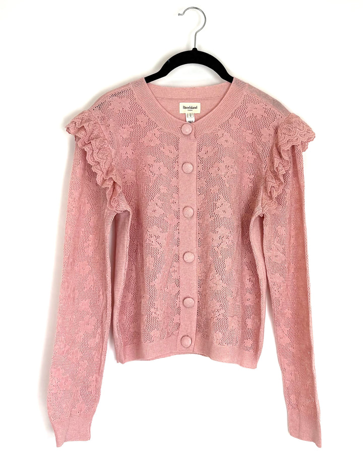 Pink Knit Sweater - Size 6/8