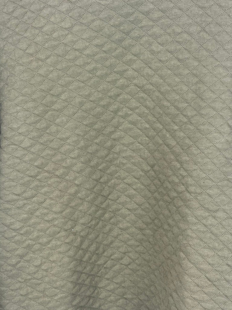 MENS Hazel Green Quilted Crewneck - Medium