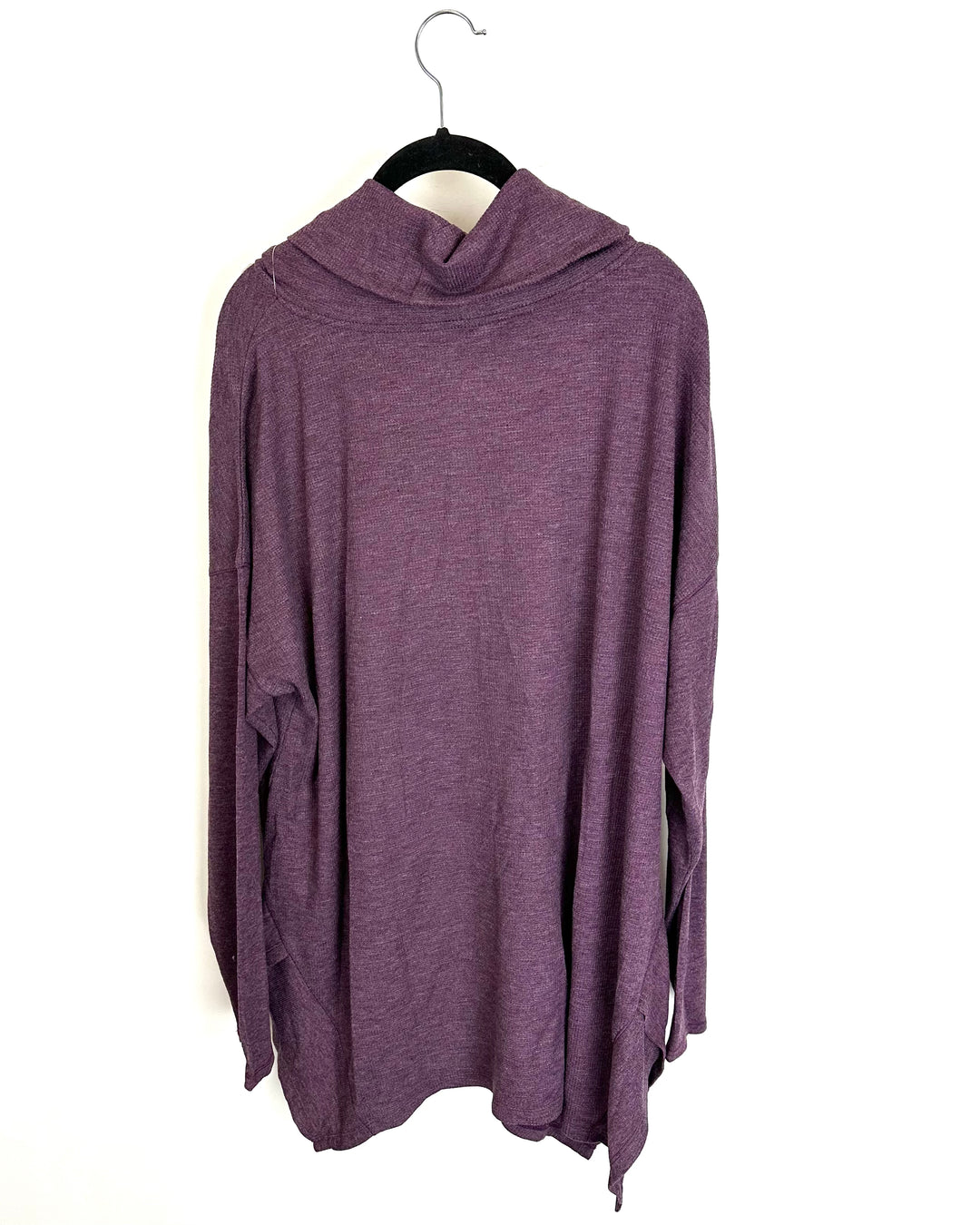 Purple Waffle Knit Top - 1X