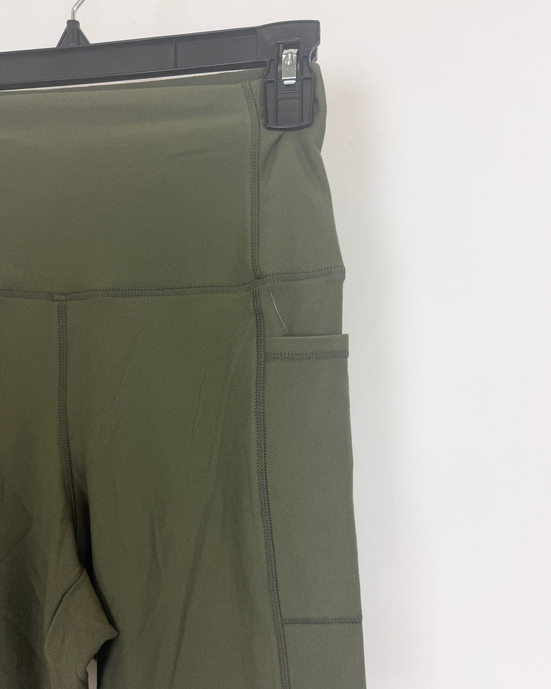 Olive Green Biker Shorts- Size 4/6