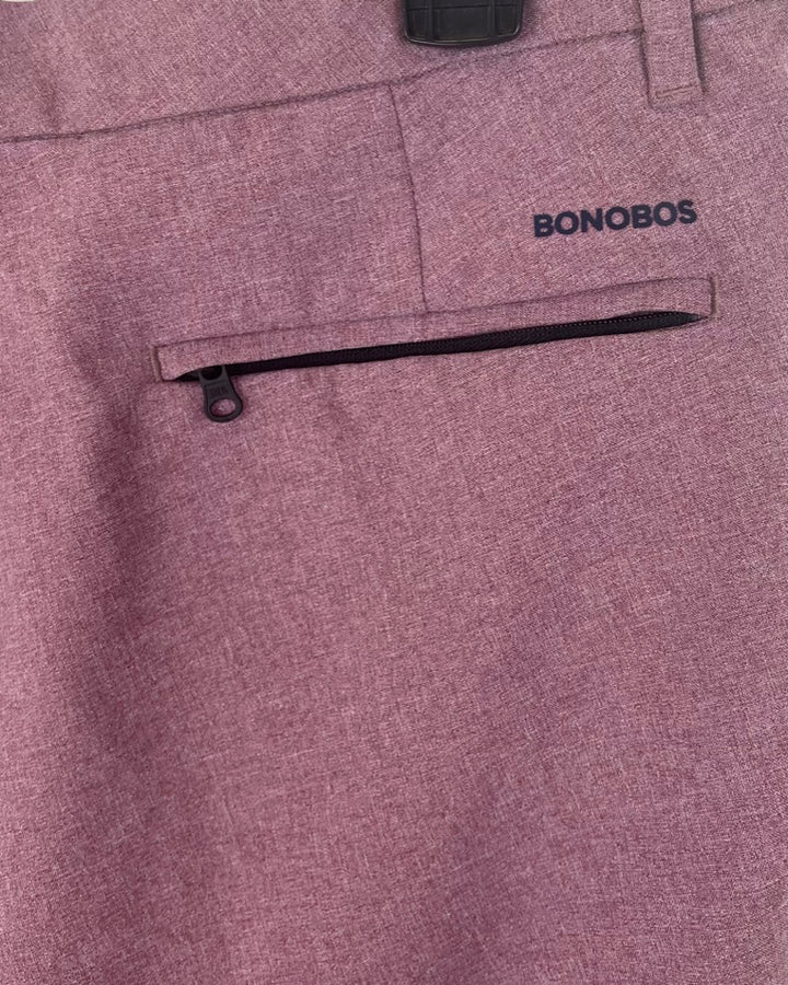 MENS Heathered Light Merlot Golf Pants - 32X32