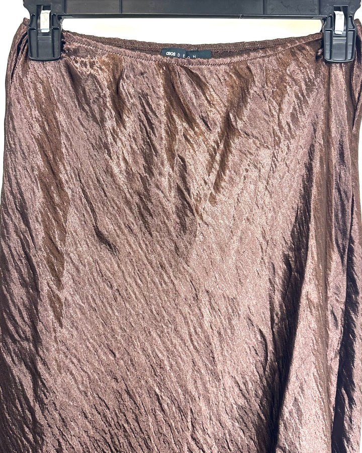 Asos Brown Long Skirt - Size 4