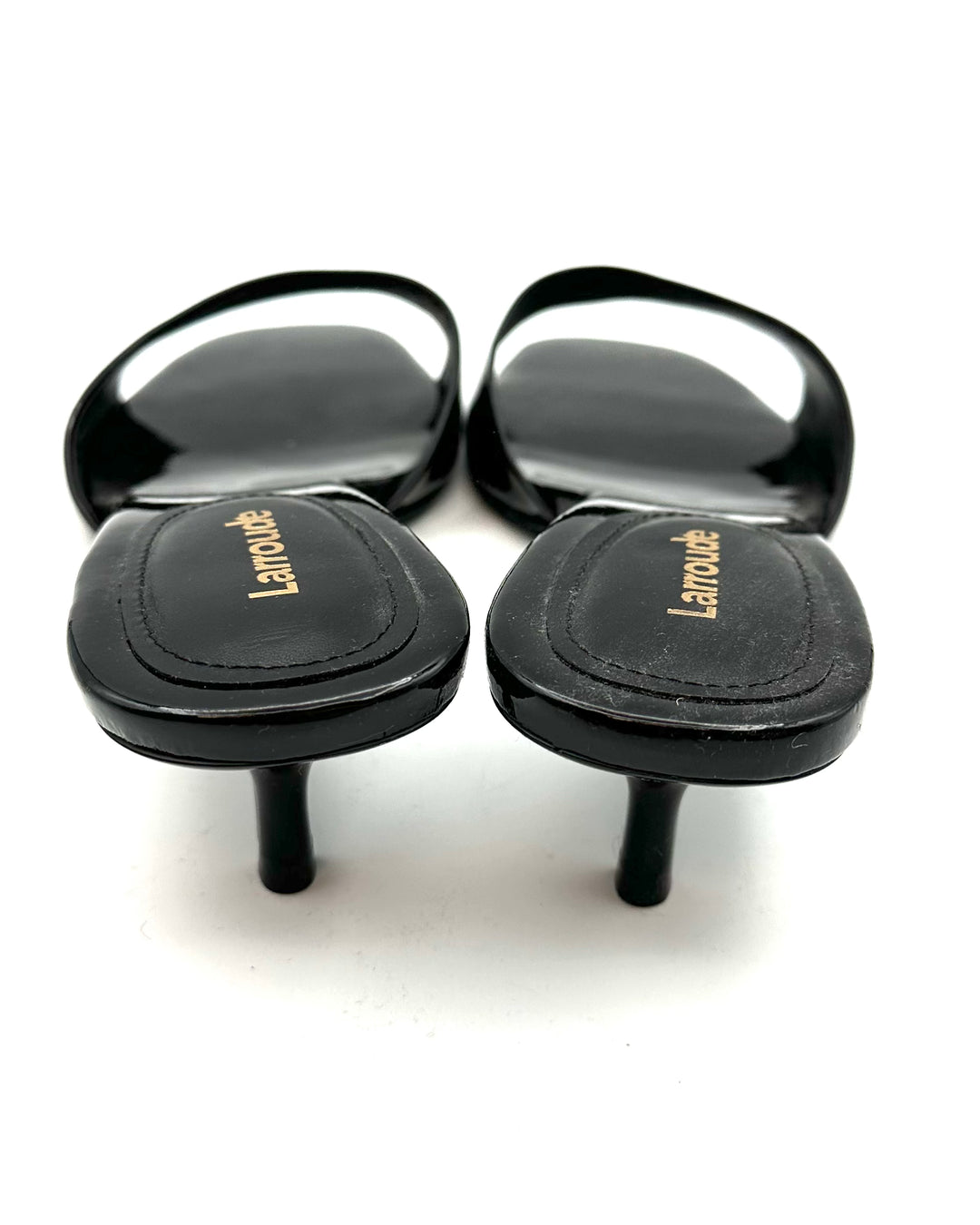 Black Patent Leather Mule - Size 9.5