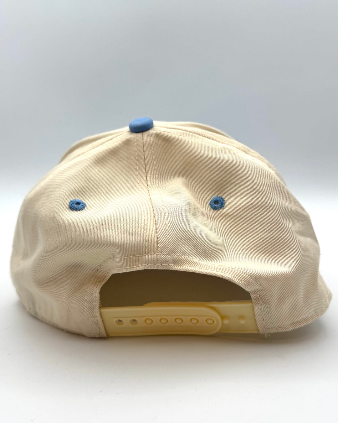 Spritz Cream and Periwinkle Snapback Hat