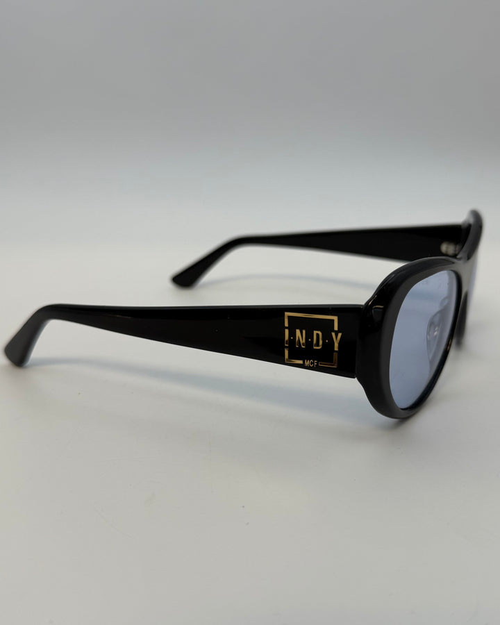 Black & Blue Lens Sunglasses