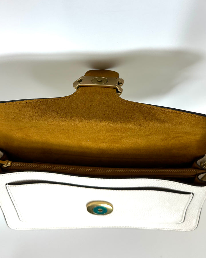 Coach Cream Convertible Shoulder Bag