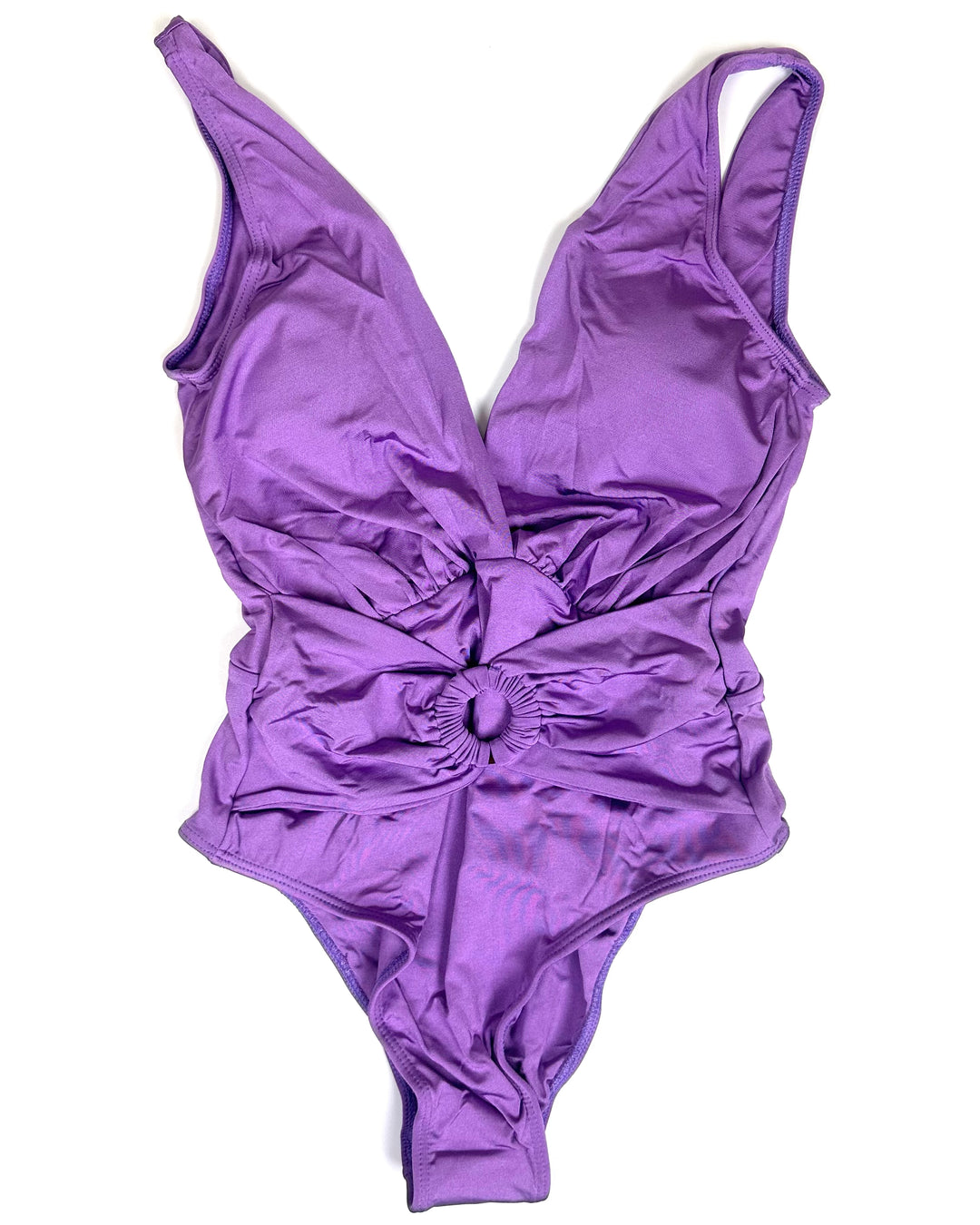 Cheeky Bright Lavender Ring One Piece Swimsuit - Size 2/4