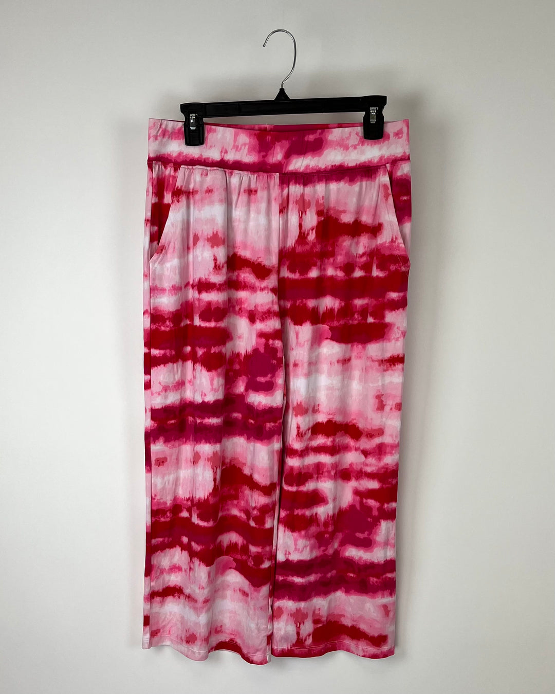Pink Tie-Dye Flowy Pants - Size 8/10