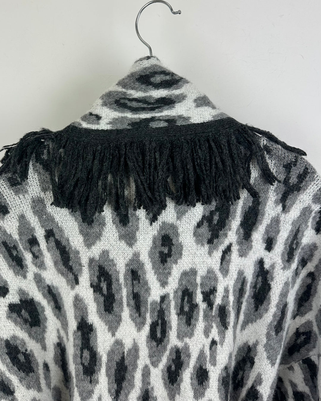Long Fringe Sweater Cardigan - Size 6/8
