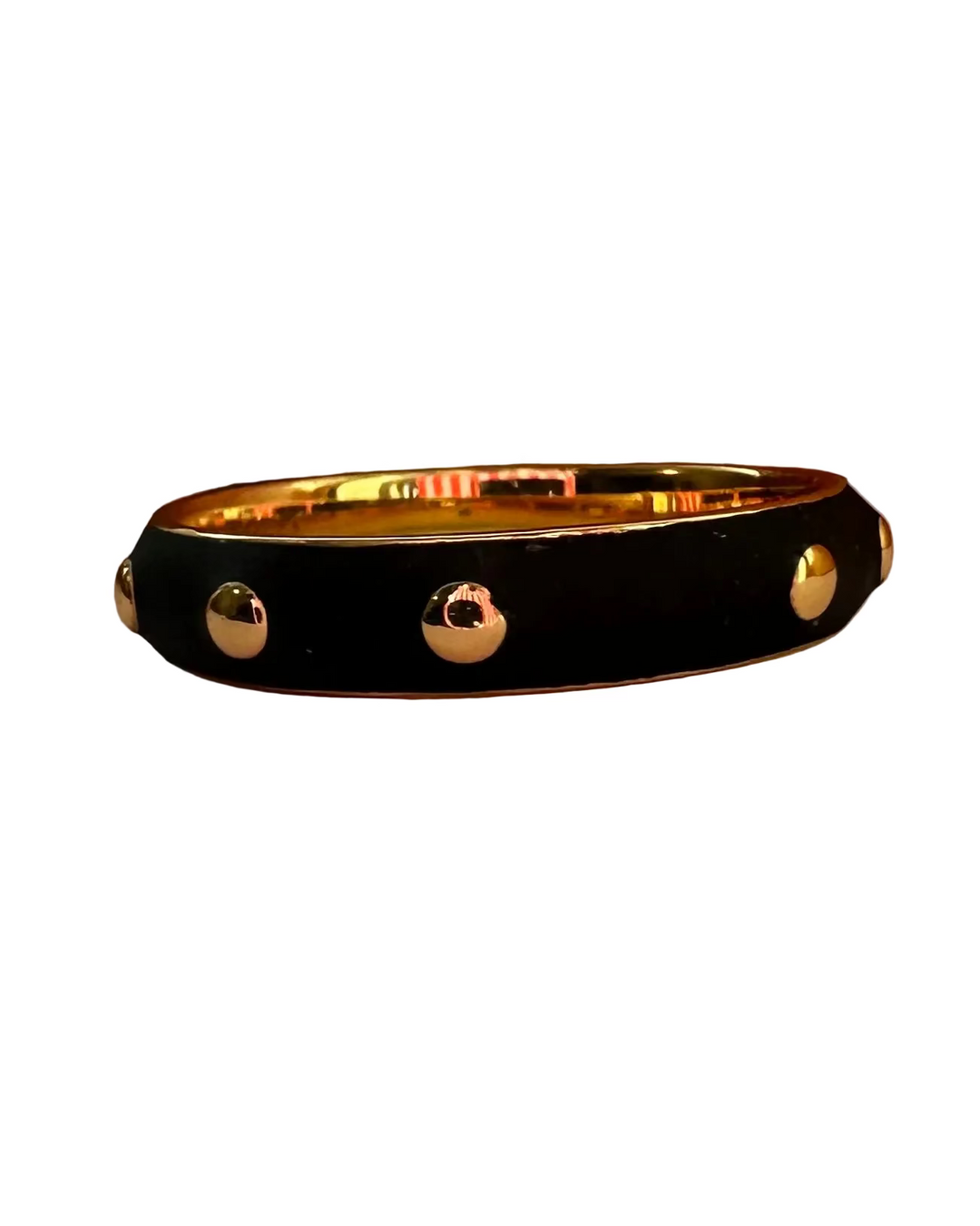 Black and Gold Ring - Size 6