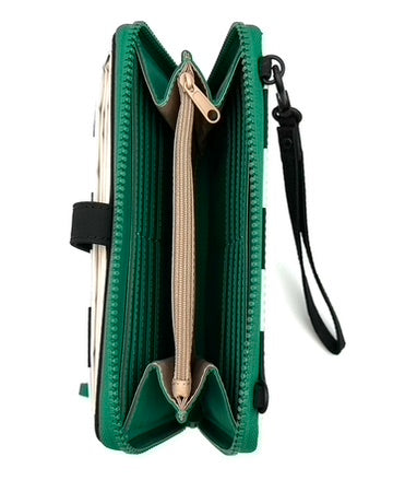 Black & White Checkered Wallet