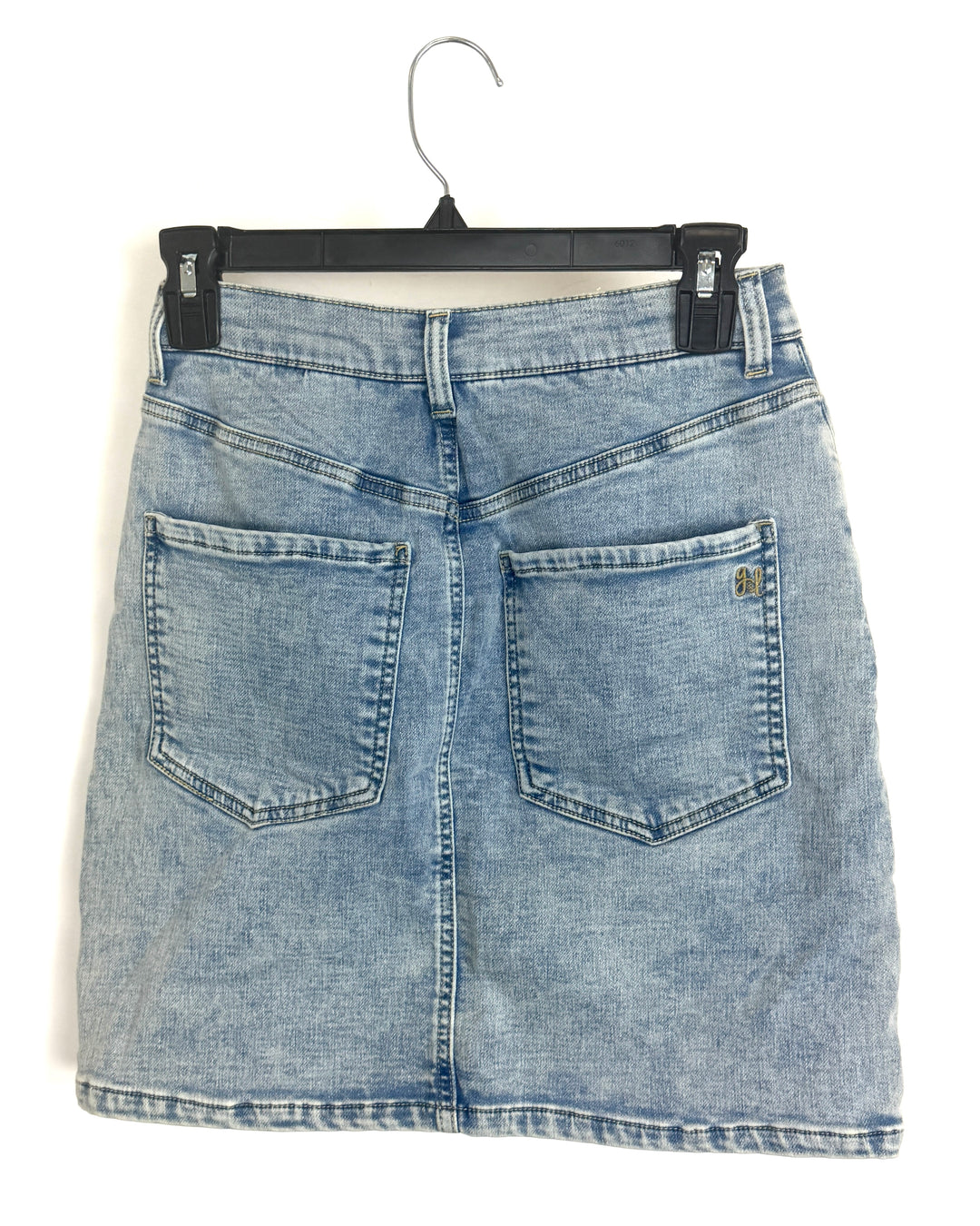 Sky Wash Faded Denim Skirt - Size 0/2