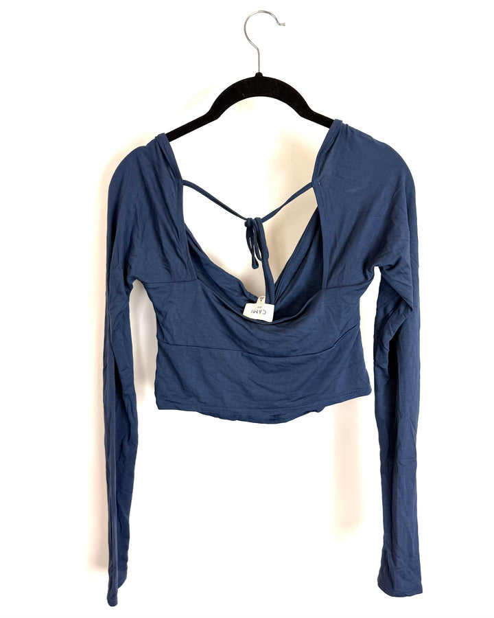 Blue Long Sleeve Top - Size 2/4
