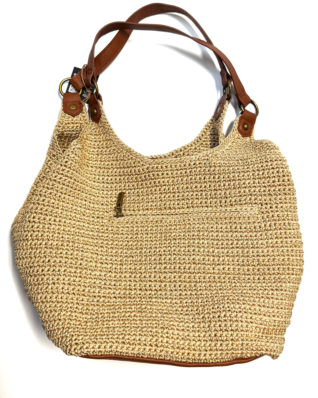 Tan Crochet Bag