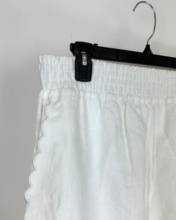 Salt White Scallop Maxi Skirt - Size 12/14