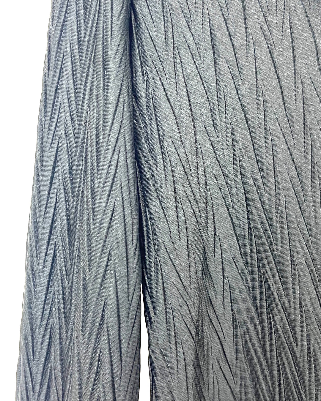 Black Long Sleeve Button-Up Texture Top  - Size 2/4